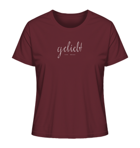 geliebt_burgundy_new_female - Ladies Organic Shirt