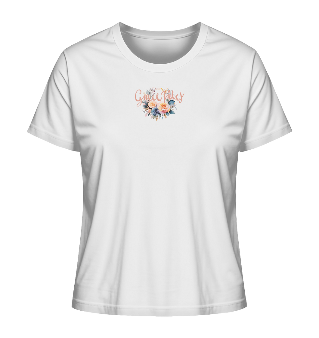 grace vibes_rosery_women - Ladies Organic Shirt