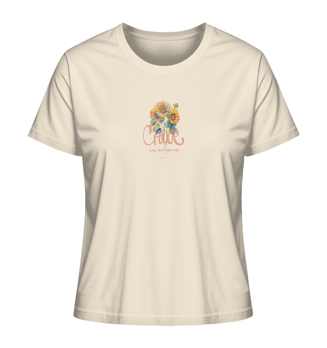 grace_sunflowers_front_woman - Ladies Organic Shirt