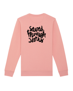 saved_through_jesus - Organic Sweatshirt (unisex)