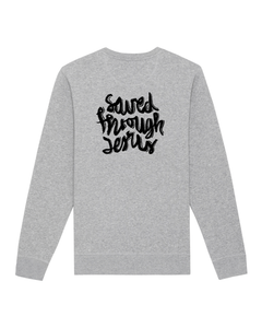 saved_through_jesus - Organic Sweatshirt (unisex)